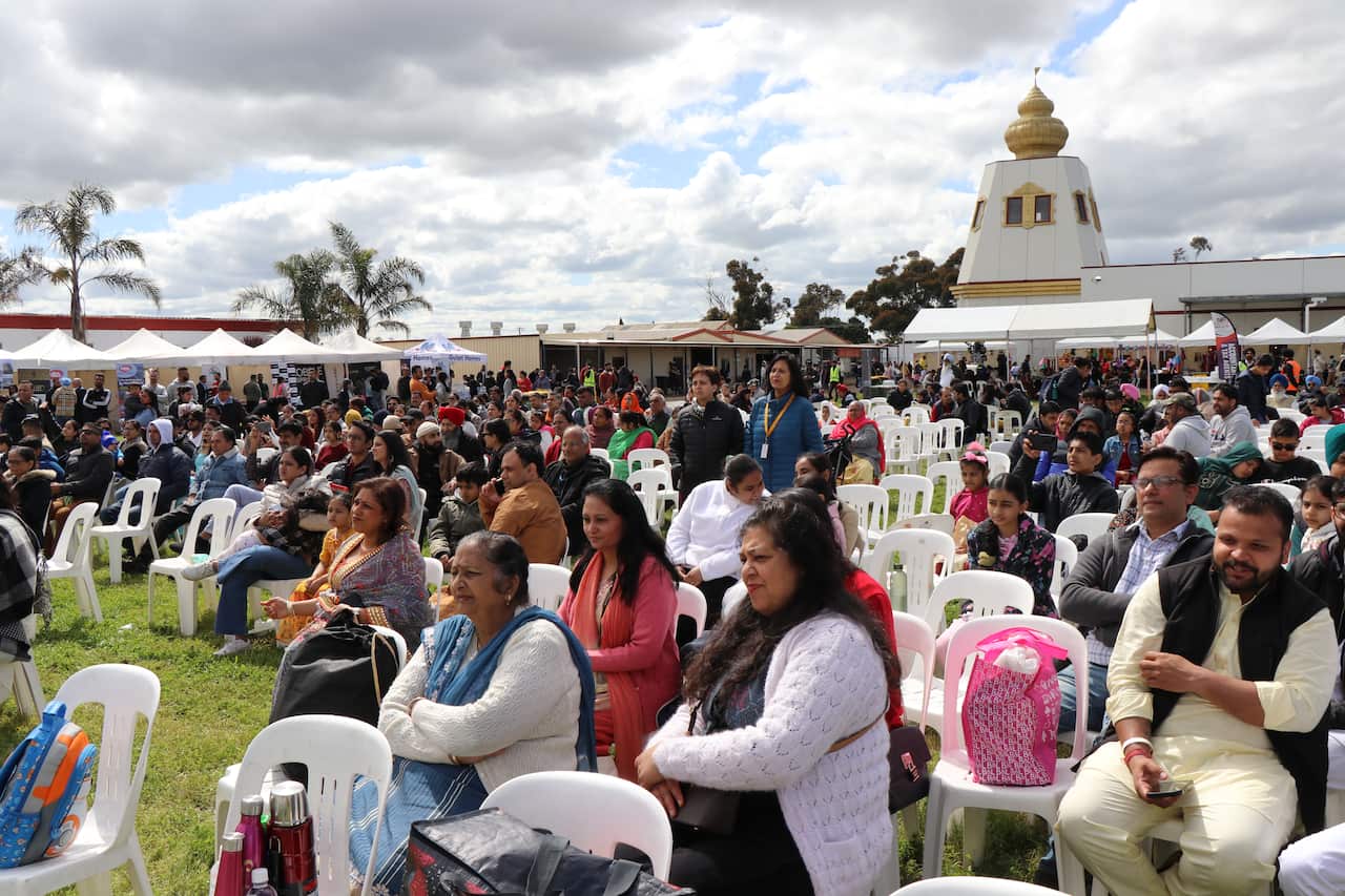 A still from Sri Durga Temple's Dussehra Mela 2022
