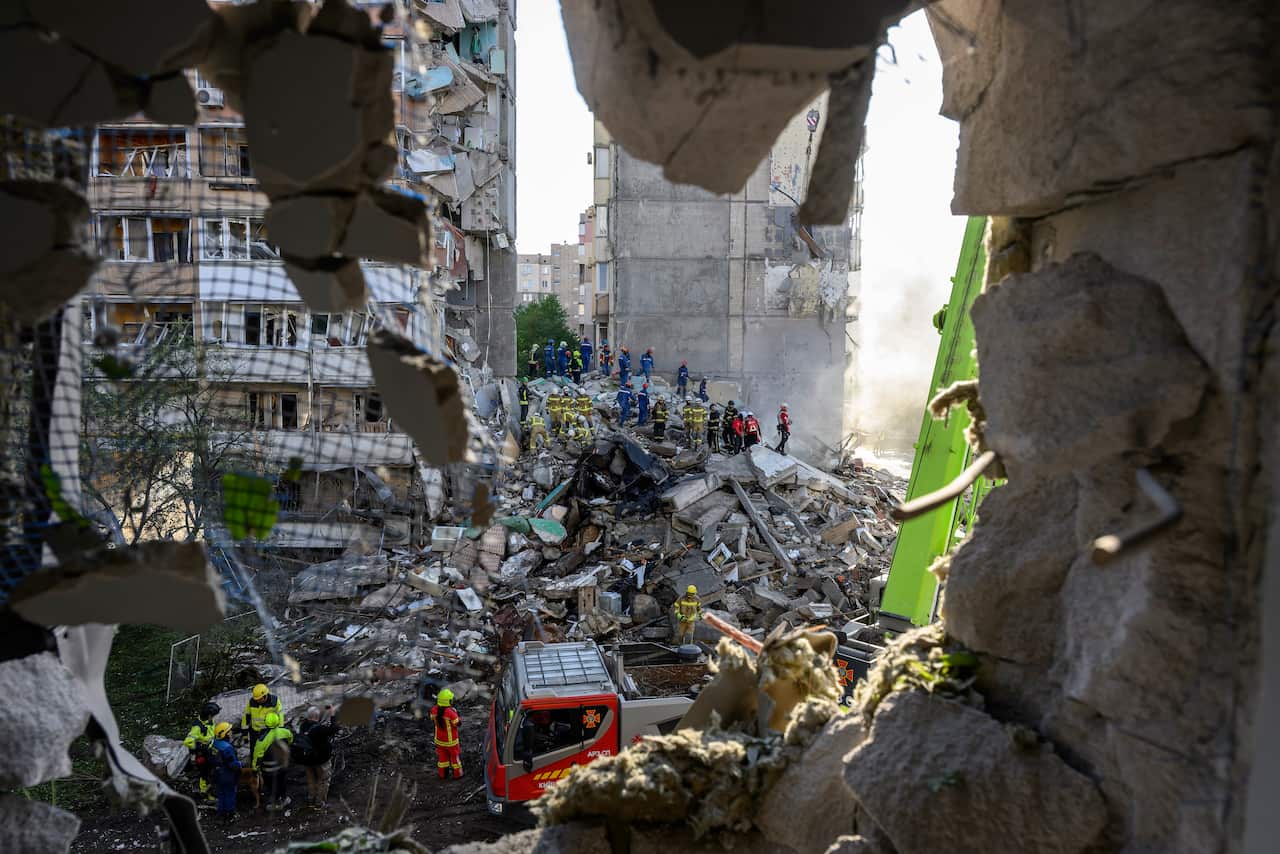 Largest Combined Russian Missile And Drone Attack On Kyiv, Ukraine