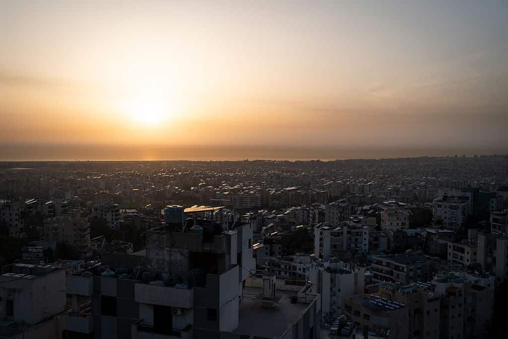 A view of the Lebanese capital Beirut. 