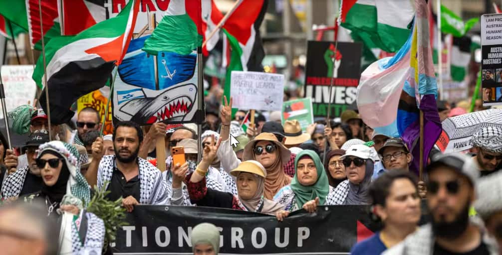 Queensland will become the first state to outlaw a slogan widely adopted by Palestinian supporters.png