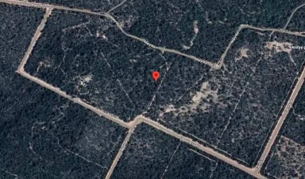 A satellite view of outback land that’s being offered by Pieces of Australia