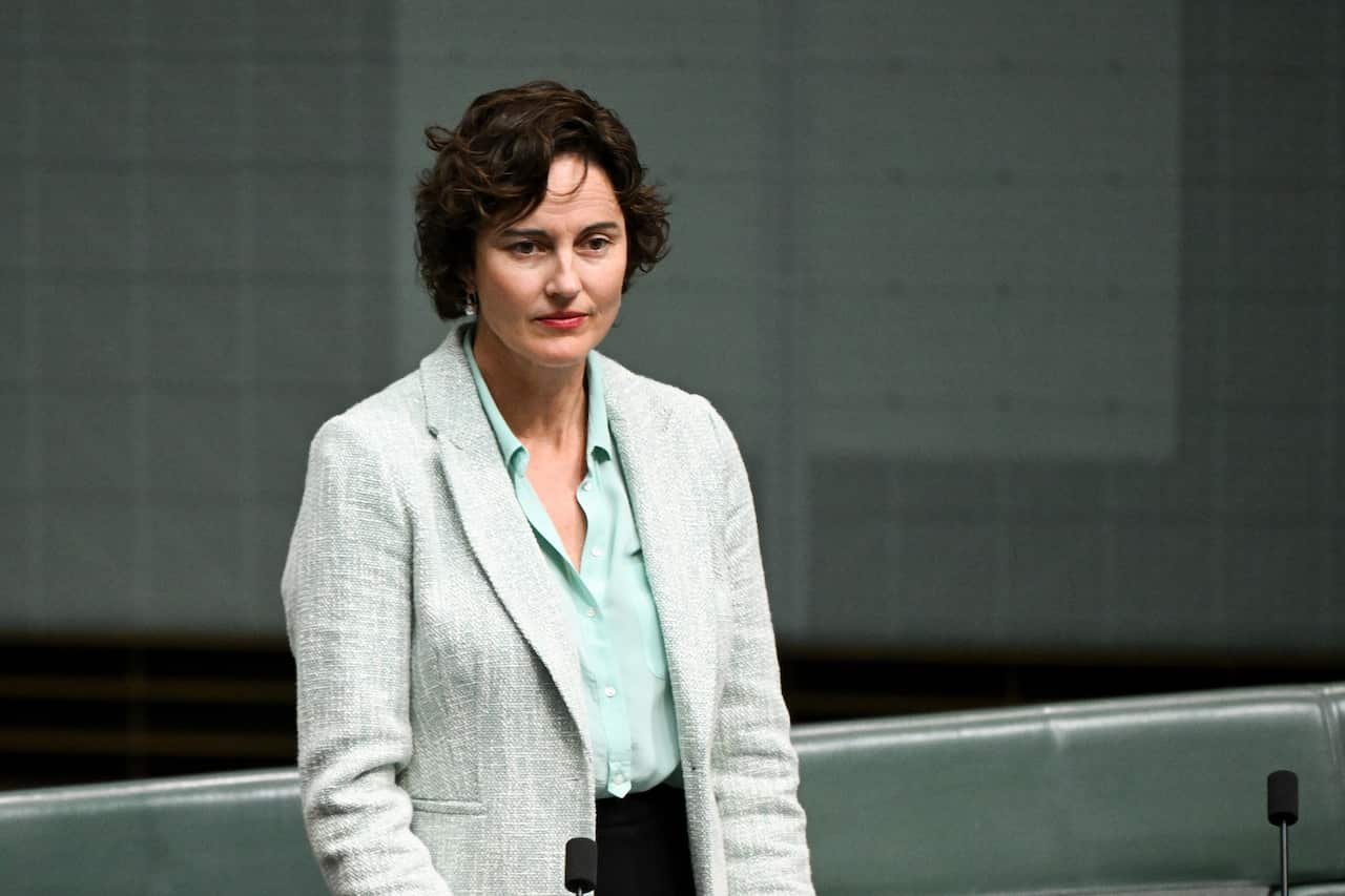 Independent member for Curtin Kate Chaney (AAP)