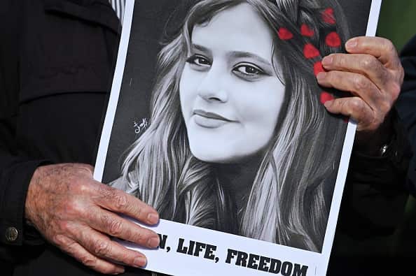 Rally in support of Mahsa Amini in Sweden