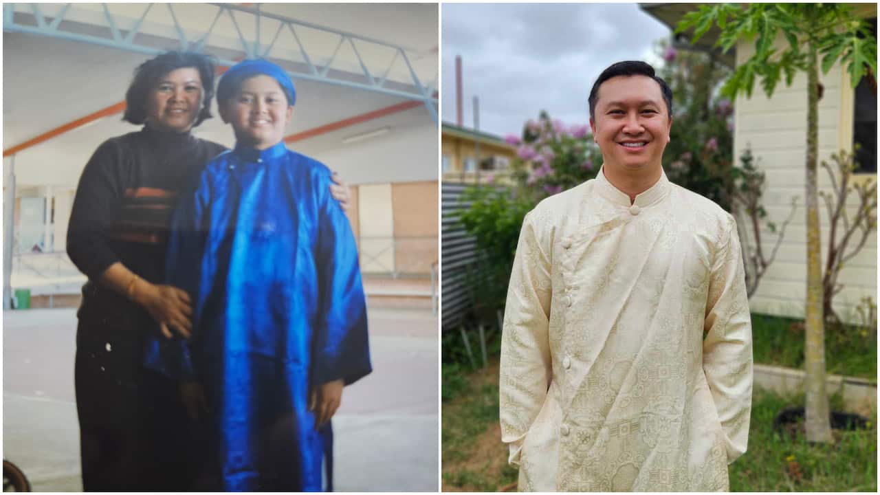 Will and his mum, and Will now