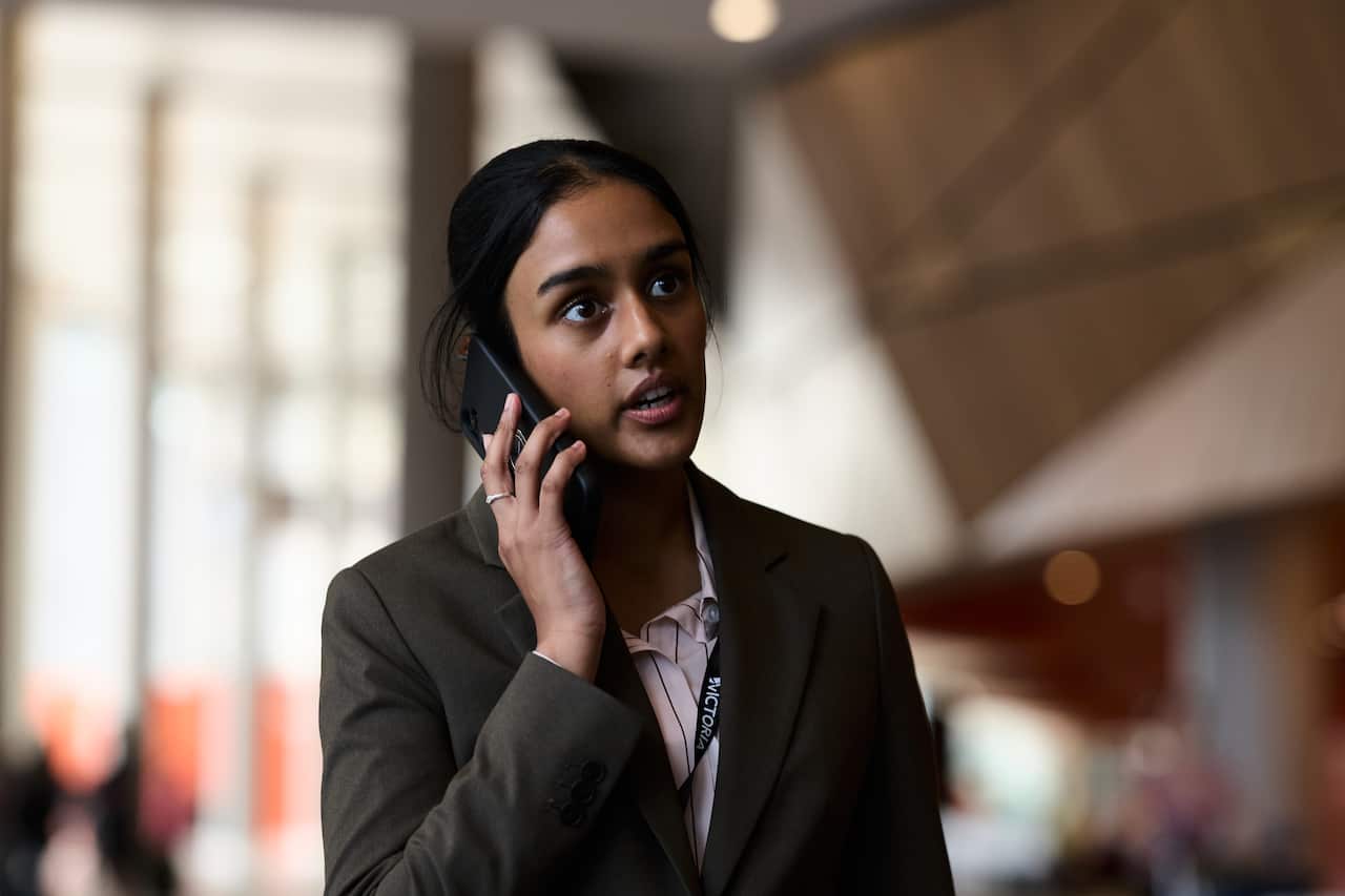 Shabana Azeez as Mira in 'The Airport Chaplain'