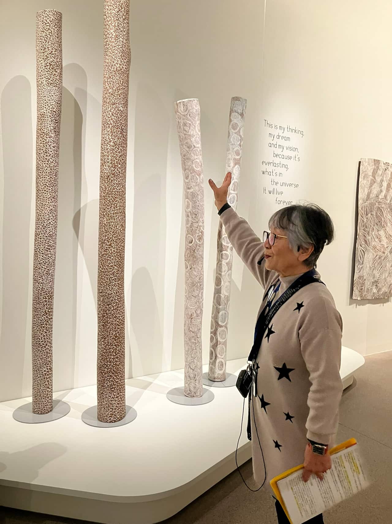 Kazuko Chalker at AGNSW