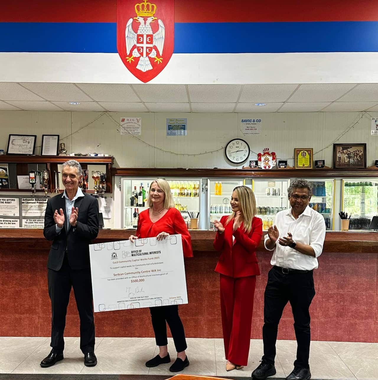 Members of the WA Government at Serbian Centre Maddington