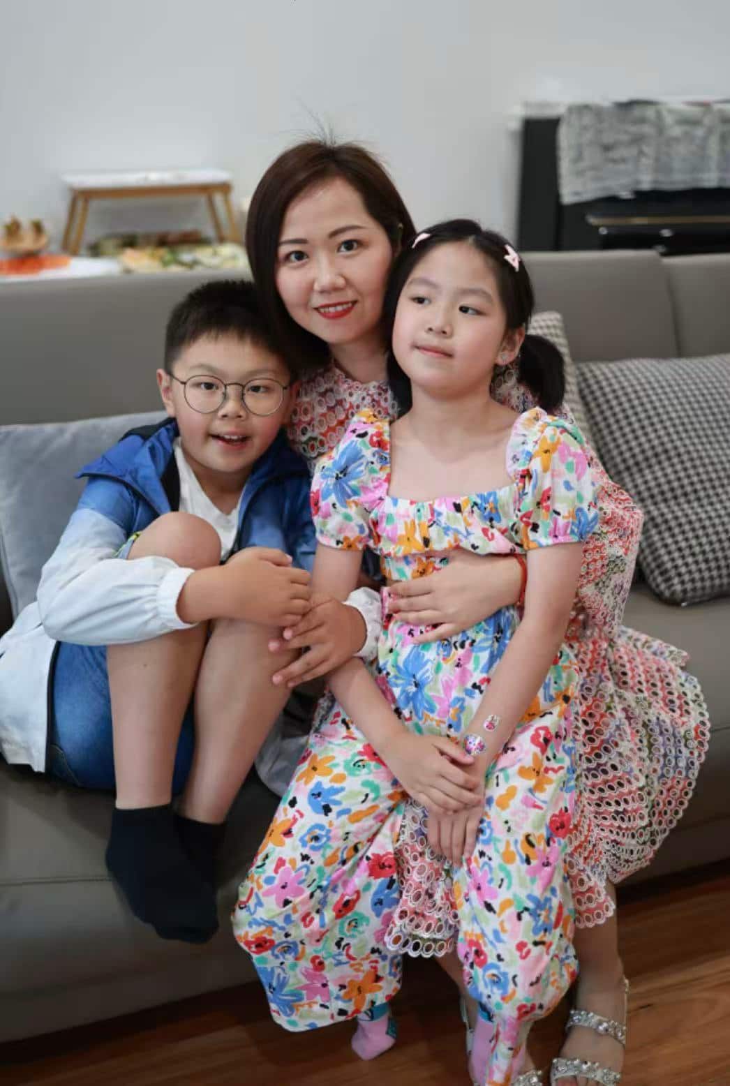 Grace and her children