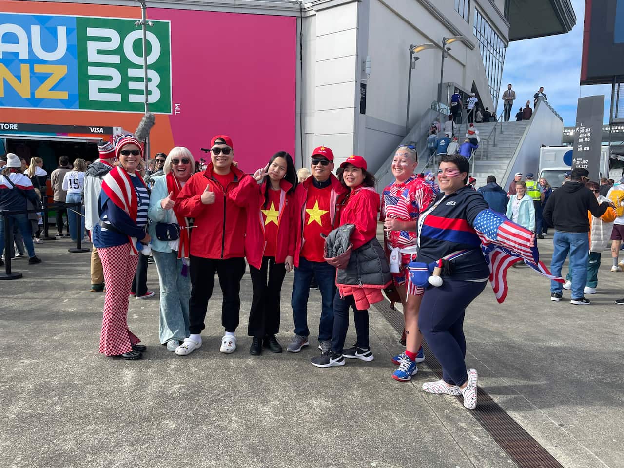 "What blown me away was how many USA fans turned up and kind of overwhelmed me a bit until I see the Vietnamese section" Shared by Quang Tran, Vietnamese fan.