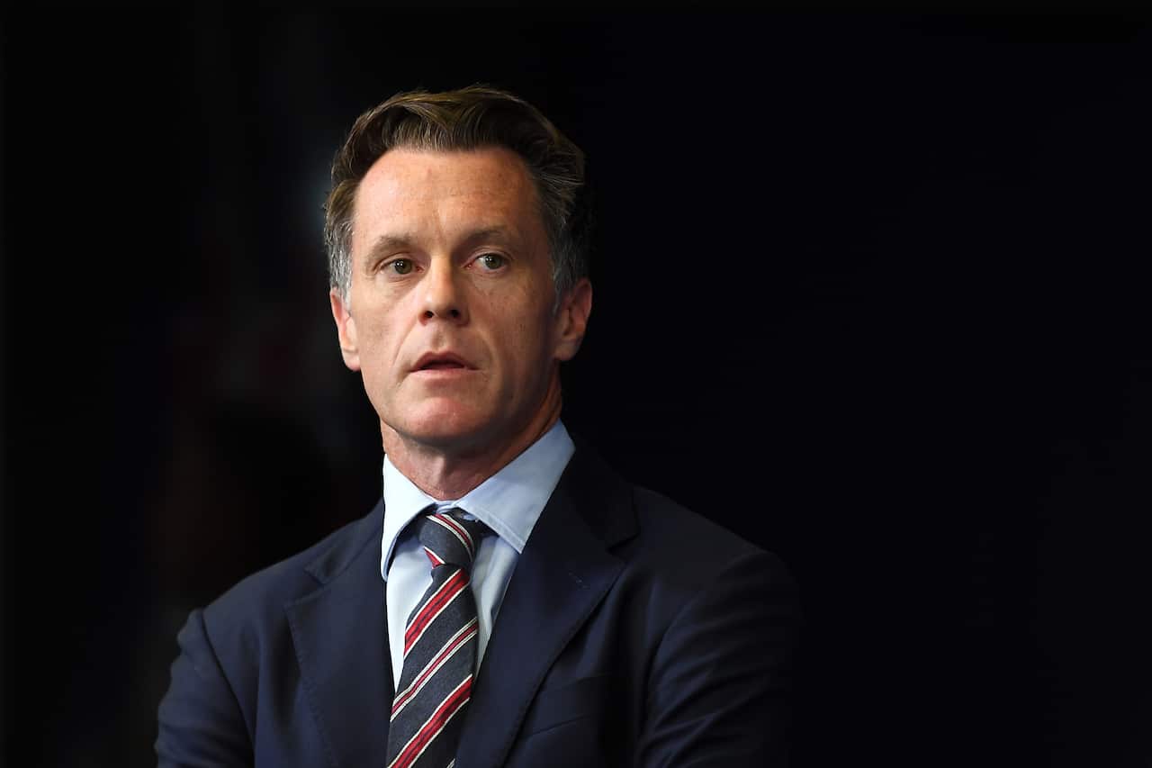 Chris Minns wearing a suit.