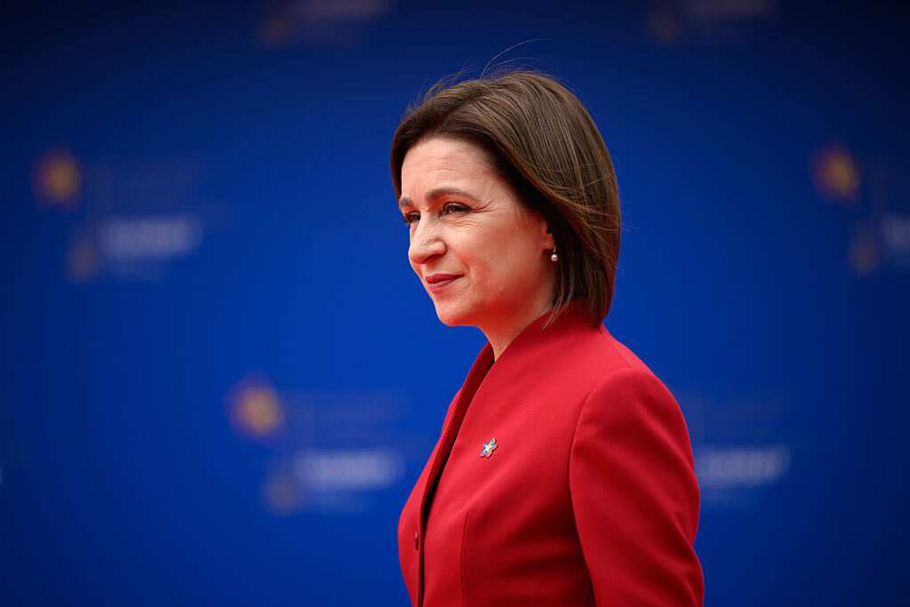 Moldovan president Maia Sandu