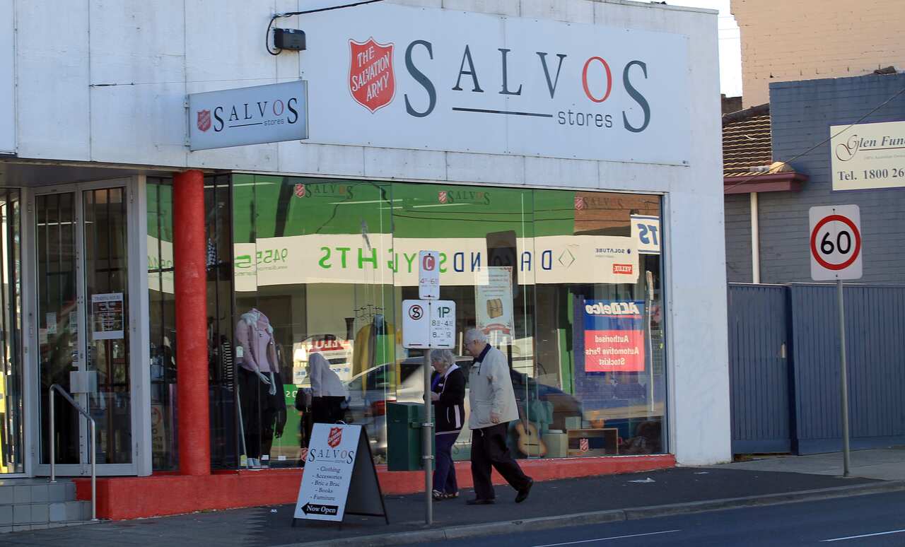 A Salvation Army store in Melbourne