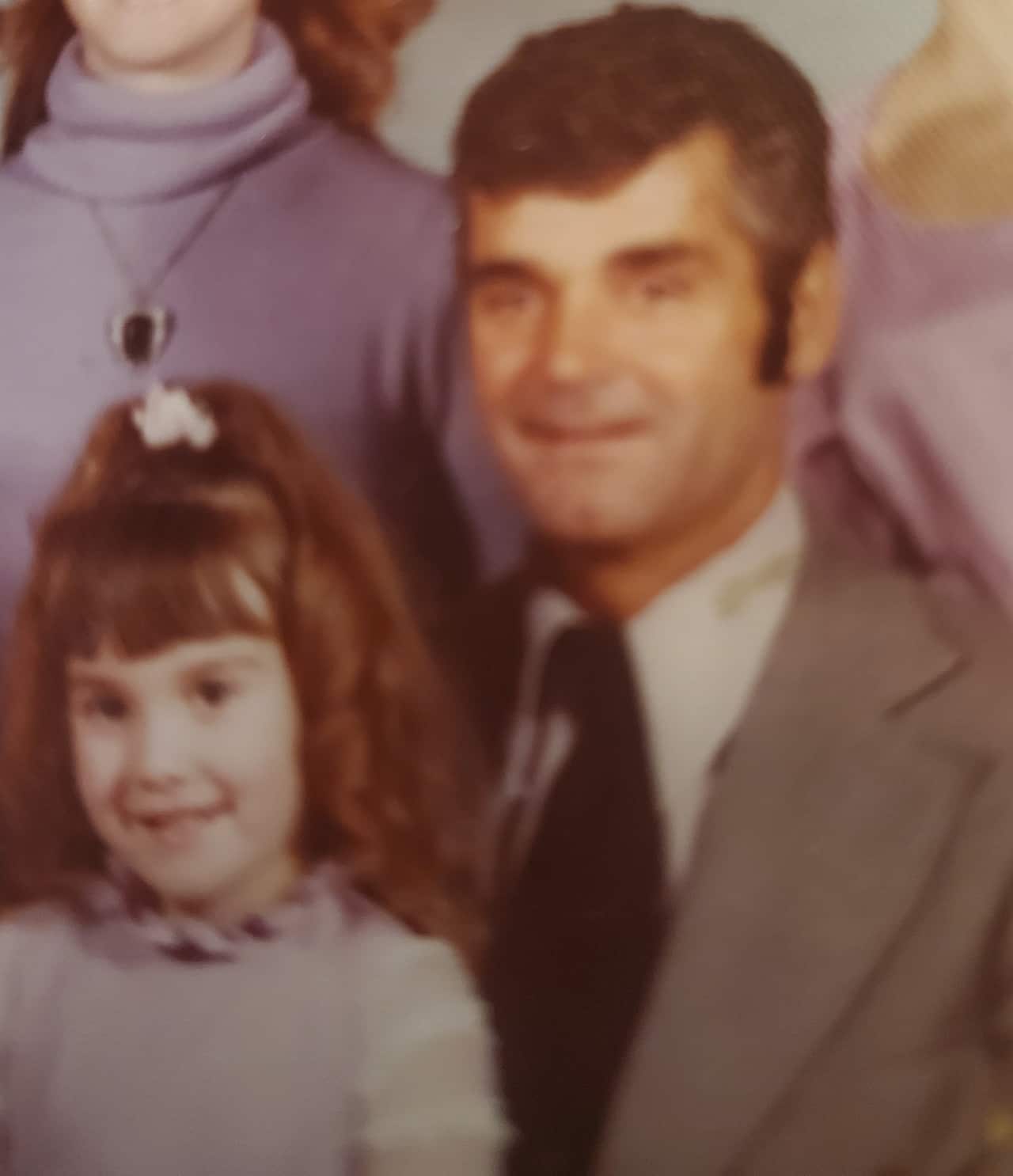 Monette and her dad.