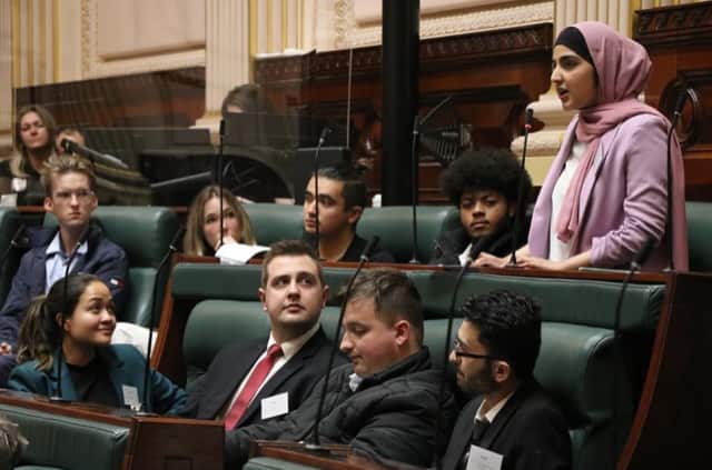 Abeer Fatima representing migrant communities in VIC Parliament 