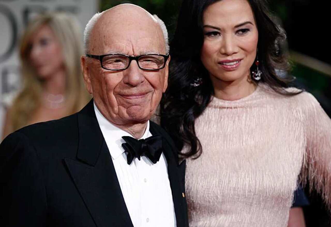 默多克与前妻邓文迪曾一同出席金球奖。