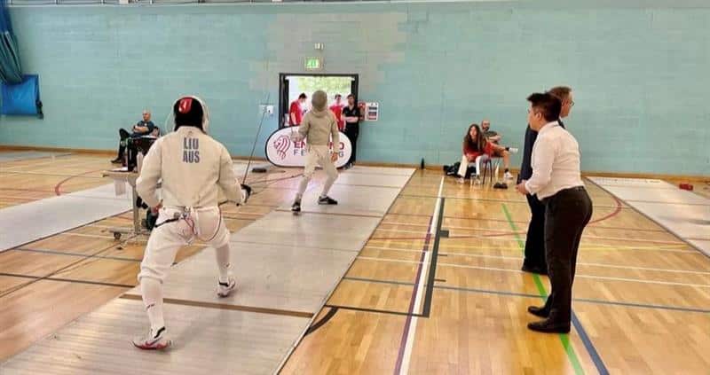 ธารินทร์ขณะแข่งขัน