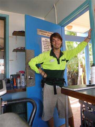 Emanuele Diamanti durante la sua permanenza nel nord dell'Australia.