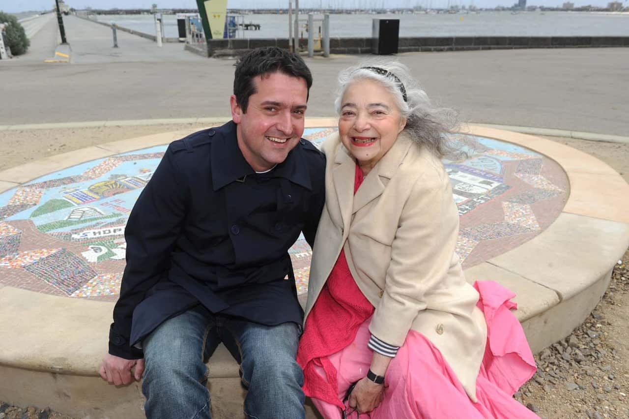 Mirka Mora & Christophe Mallet - St Kilda 2010