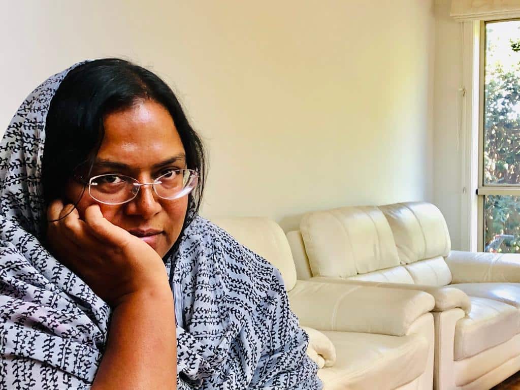 Melbourne-based author Sanya Rushdi