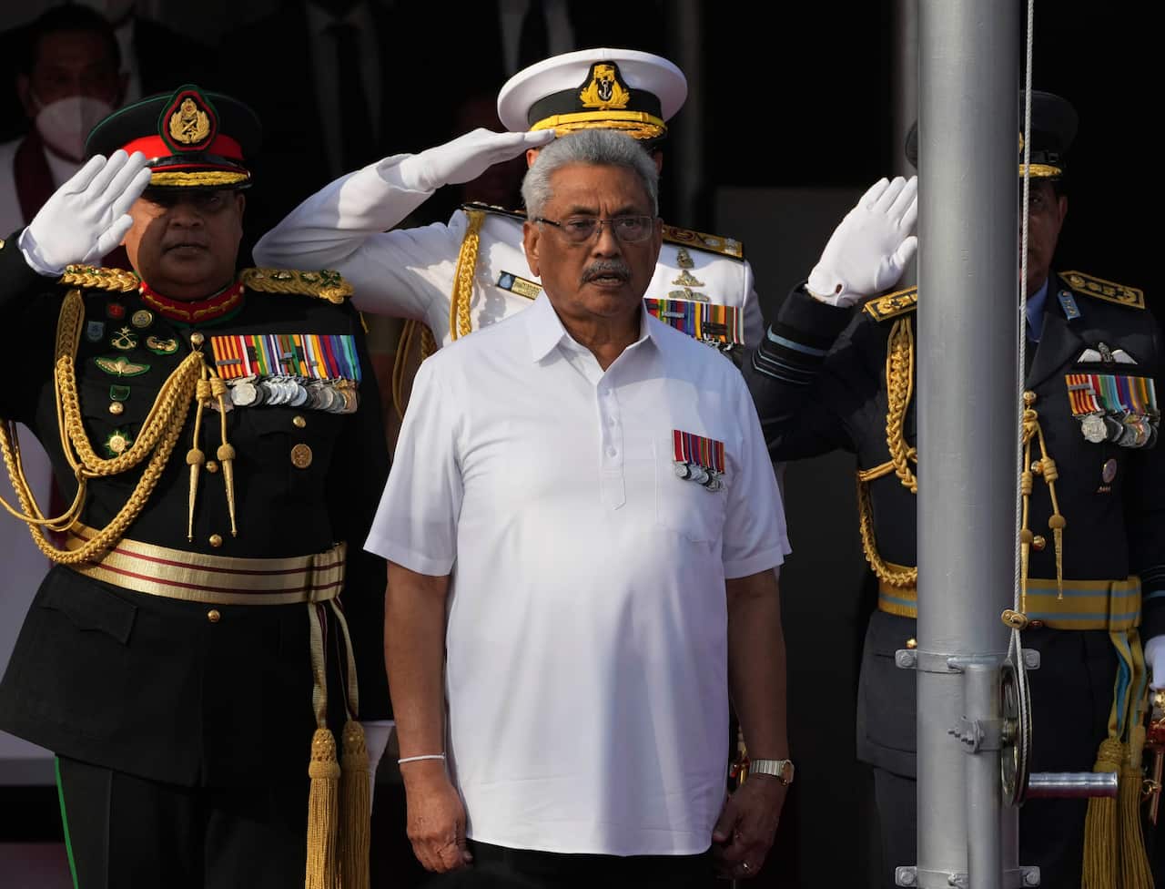 Sri Lankan president Gotabaya Rajapaksa.