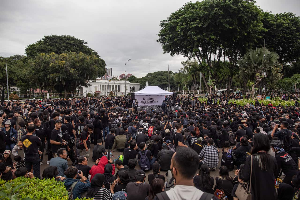 The 17th Anniversary Of The Aksi Kamisan (Thursdays Protest)