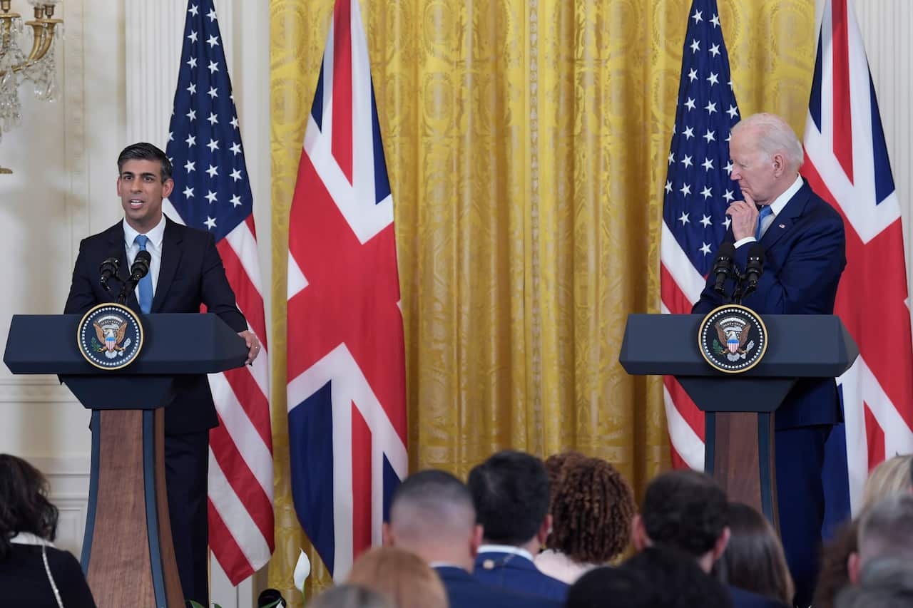DC: Presidente Biden and Prime Minister Sunak hold a press conference