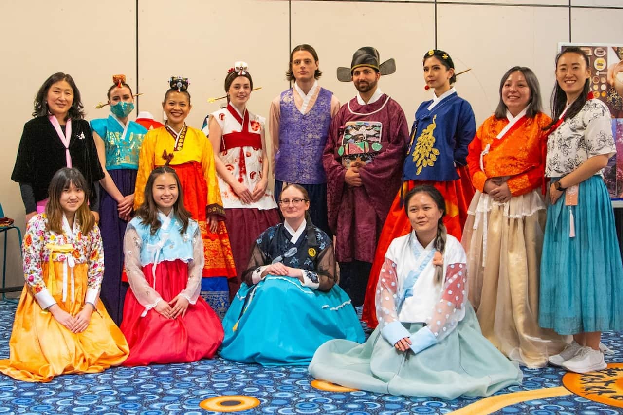 Miranda Day participated in the 2022 Korean culture event at Melbourne University. Source: Supplied / Dominic Mulligan