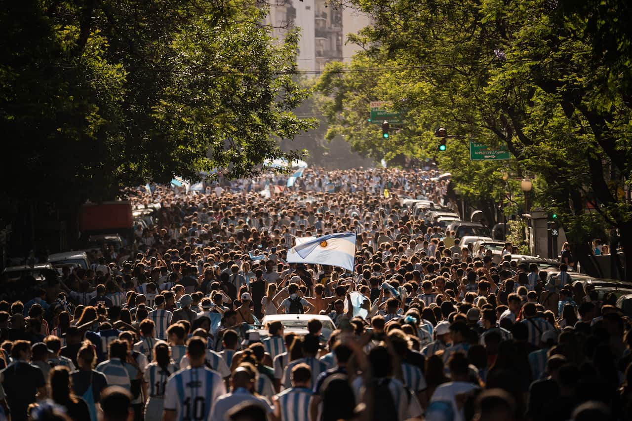 Argentinians celebrate World Cup title in Buenos Aires