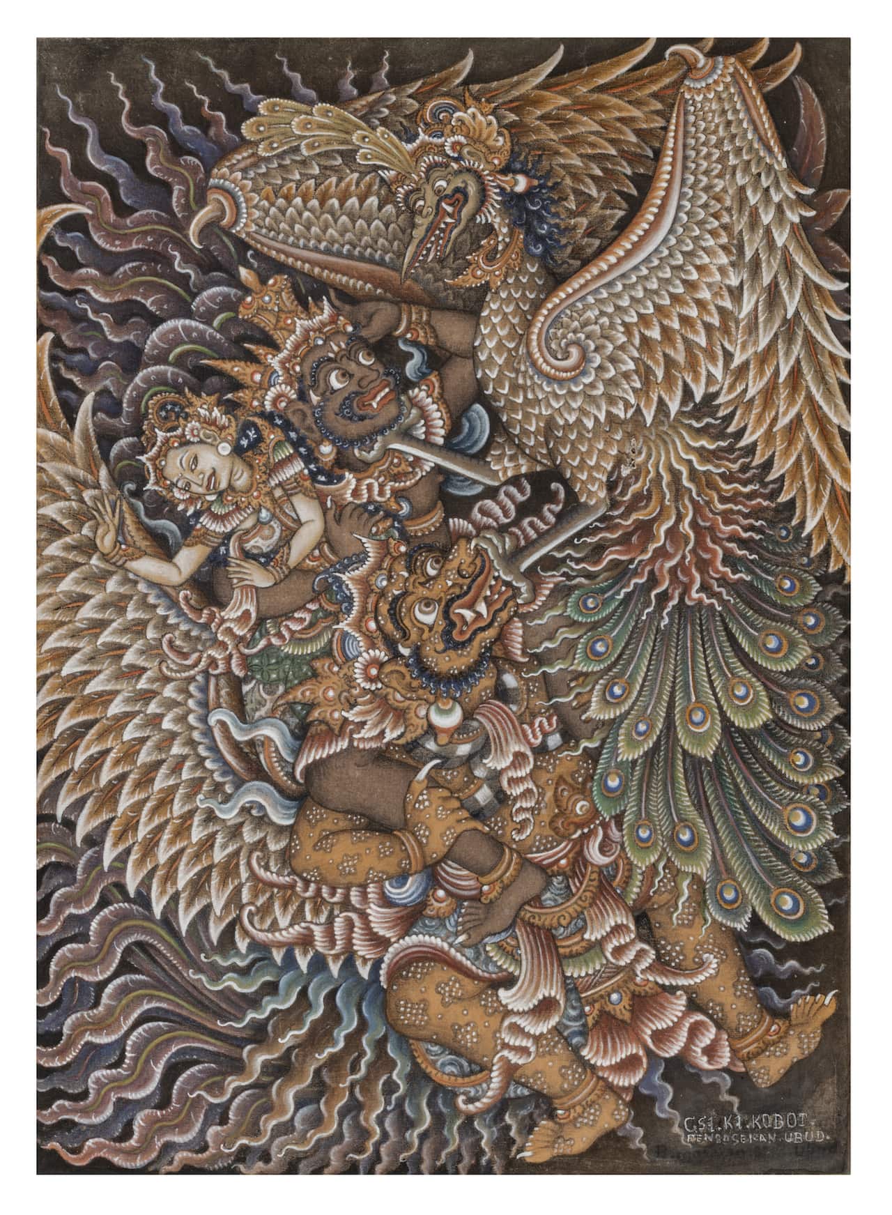 "The abduction of Princess Sita, from 'Ramayana' epic" [993P21],