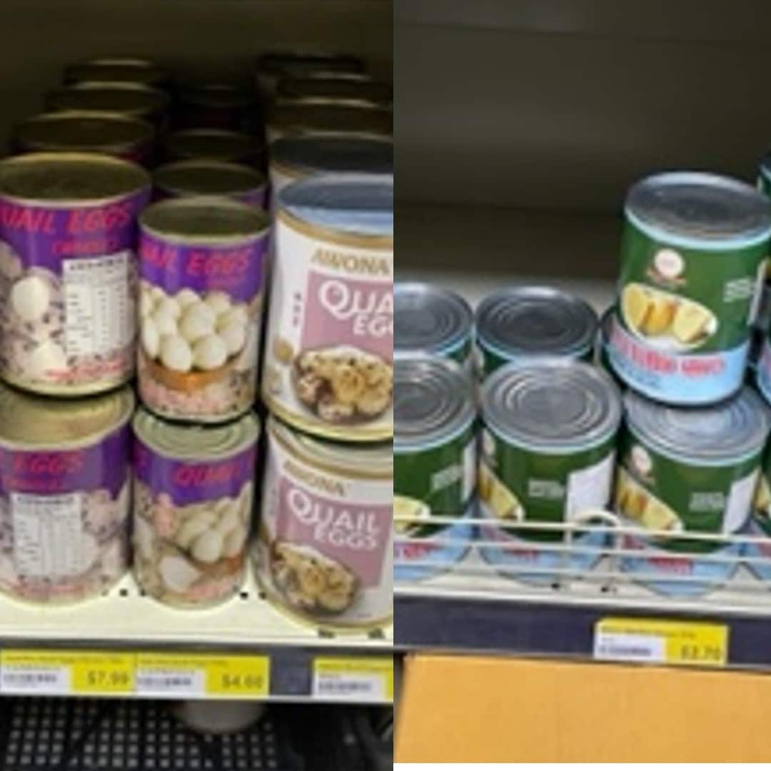 Quail eggs and bamboo shoots