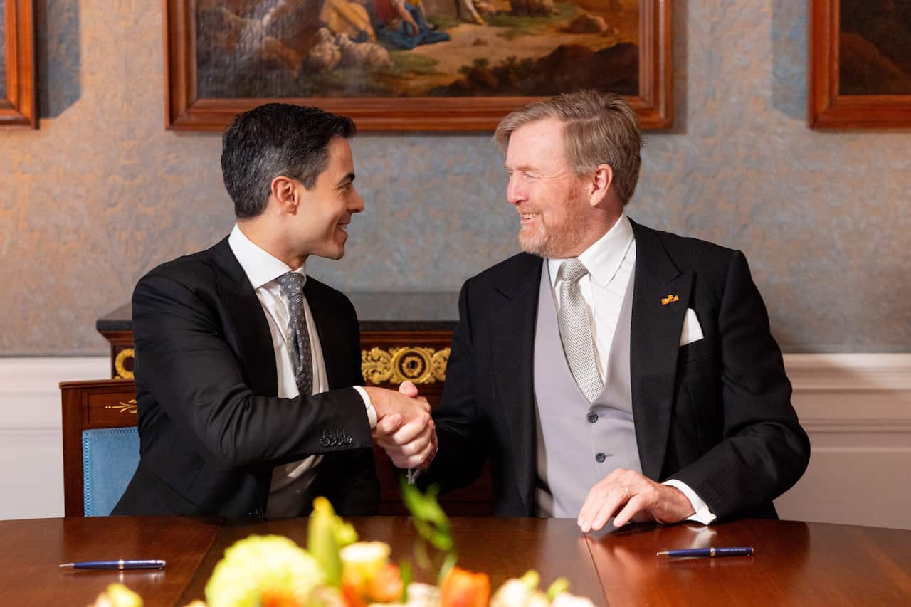New government sworn in by Dutch King, The Hague, The Netherlands – 23 Feb 2026