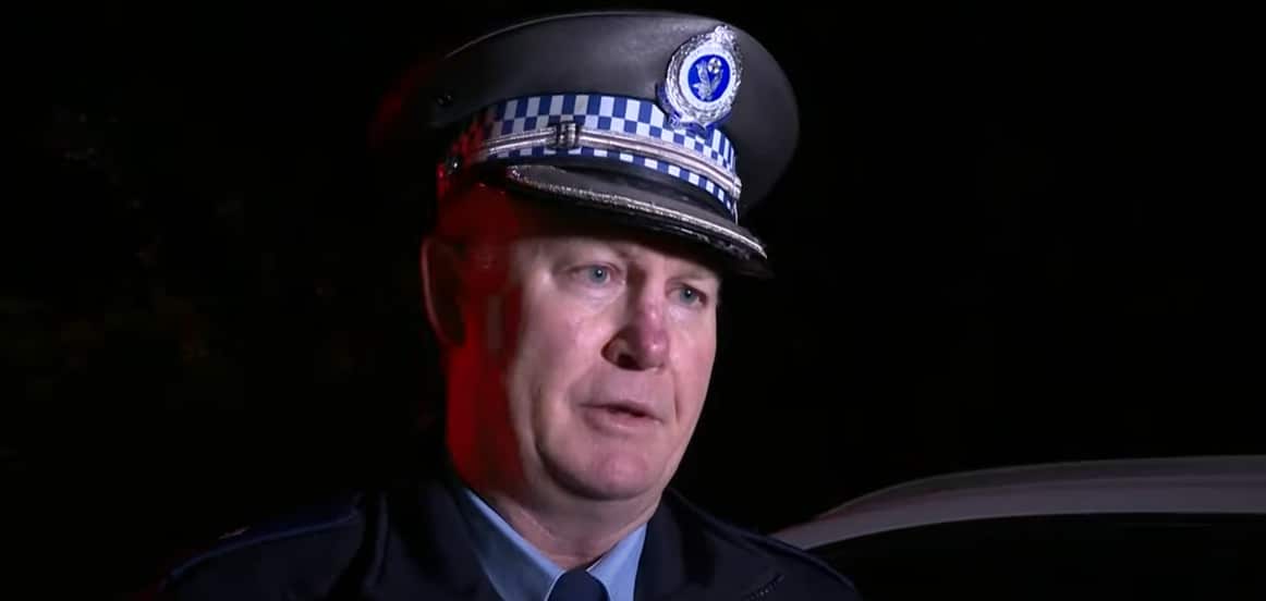 Police officer speaking  