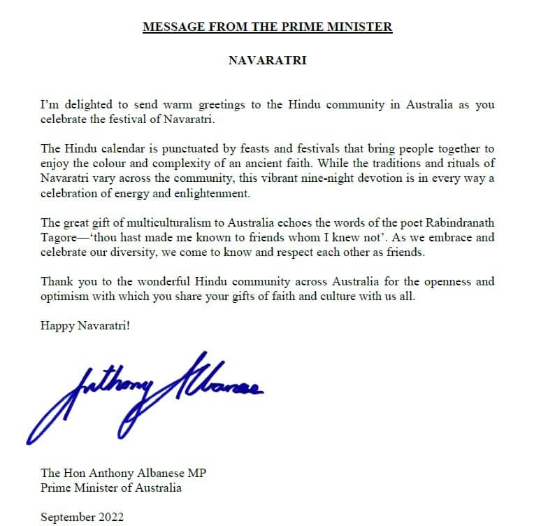 Navaratri message from Prime Minister Anthony Albanese.jpg