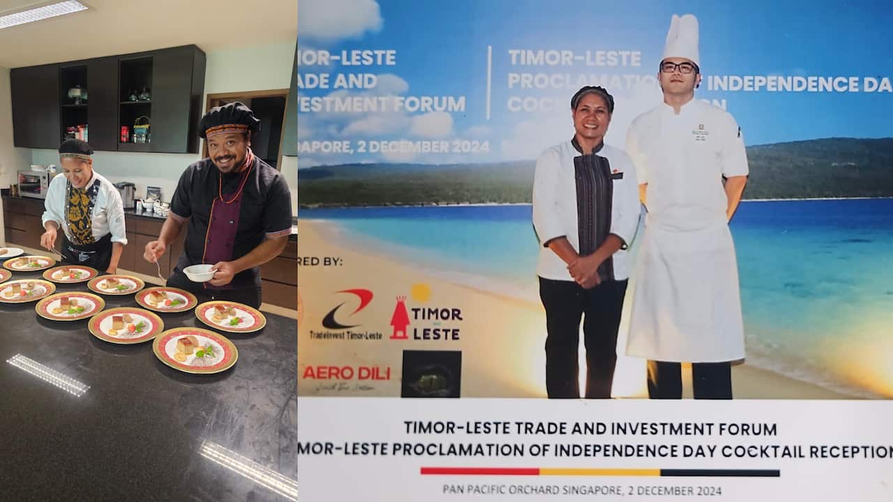 Chef timor-oan nain rua, Lota Freitas ho Cesar Gaio