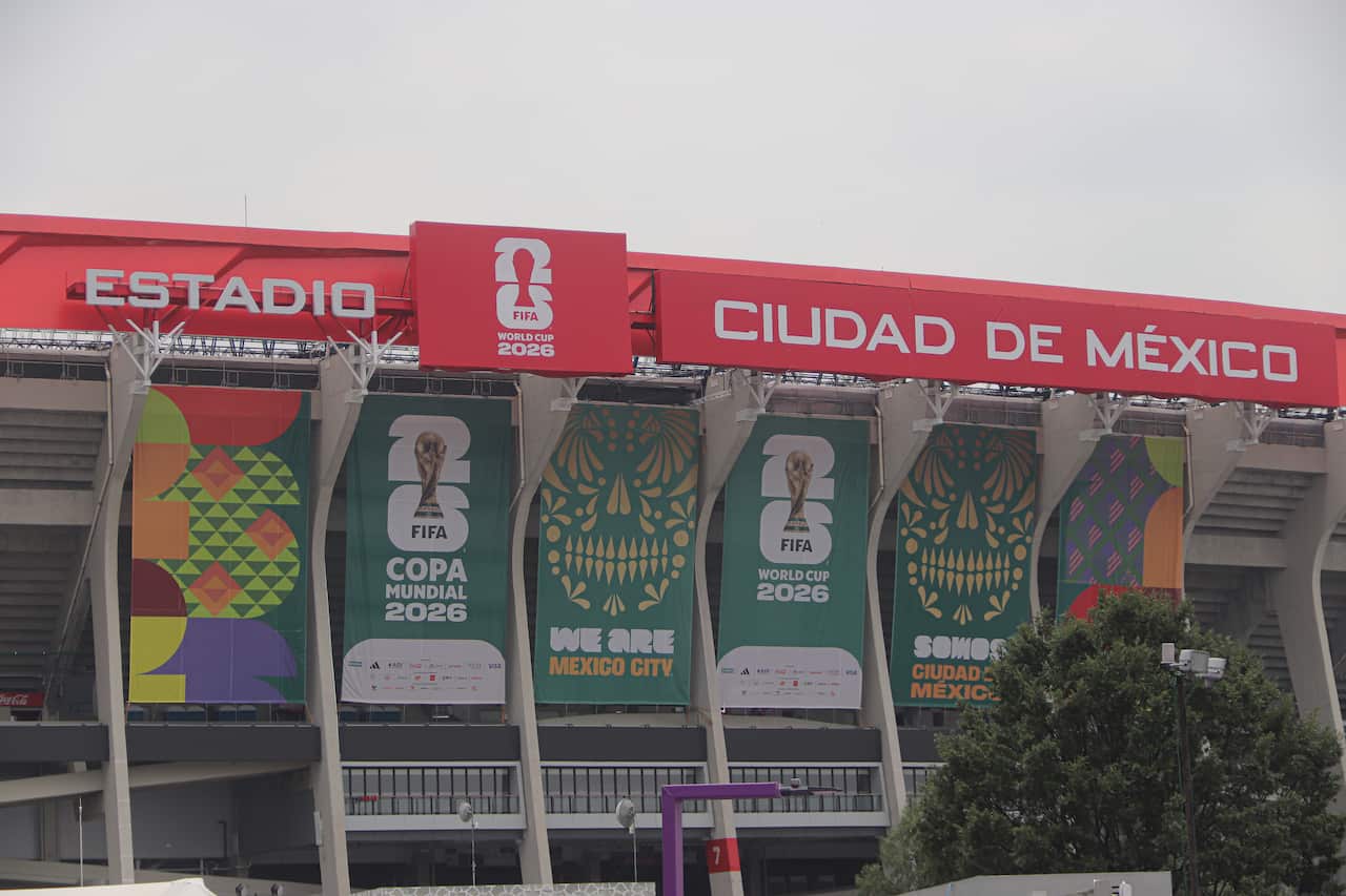 Mexico: General View of Estadio Azteca Before 2026 FIFA World Cup Opening