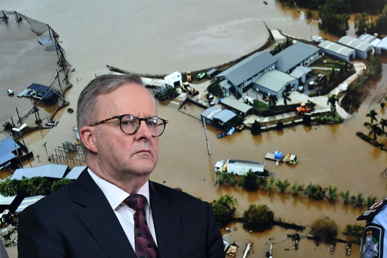 s Dec 19, 2023. Towns in north Queensland have been cut off by flooding in the wake of ex-tropical cyclone Jasper. Darren England.jpg