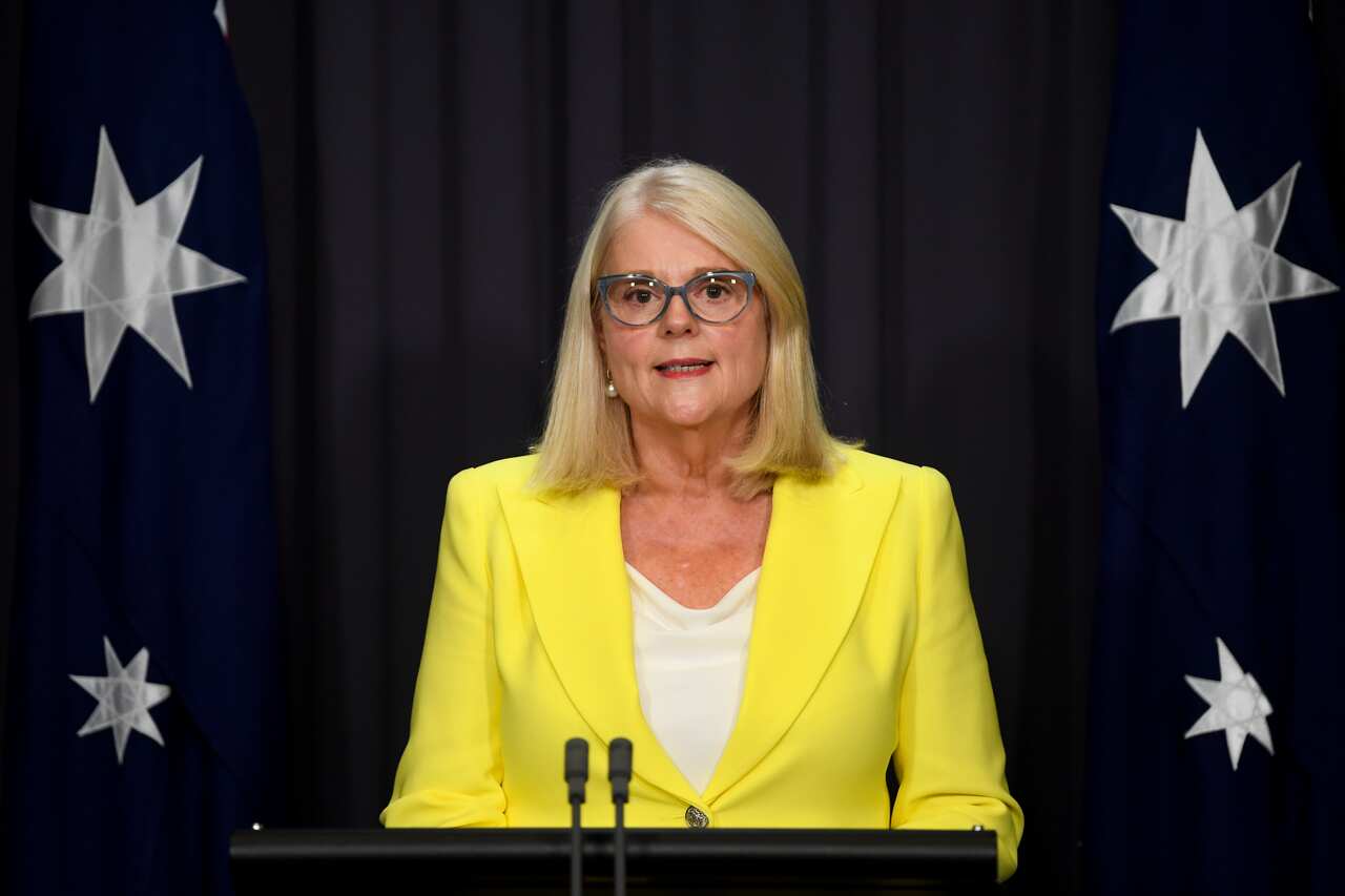 Former home affairs minister Karen Andrews
