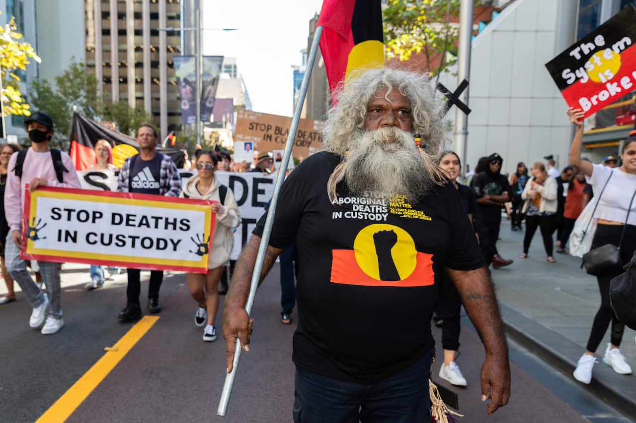 BLACK DEATHS IN CUSTODY RALLY PERTH