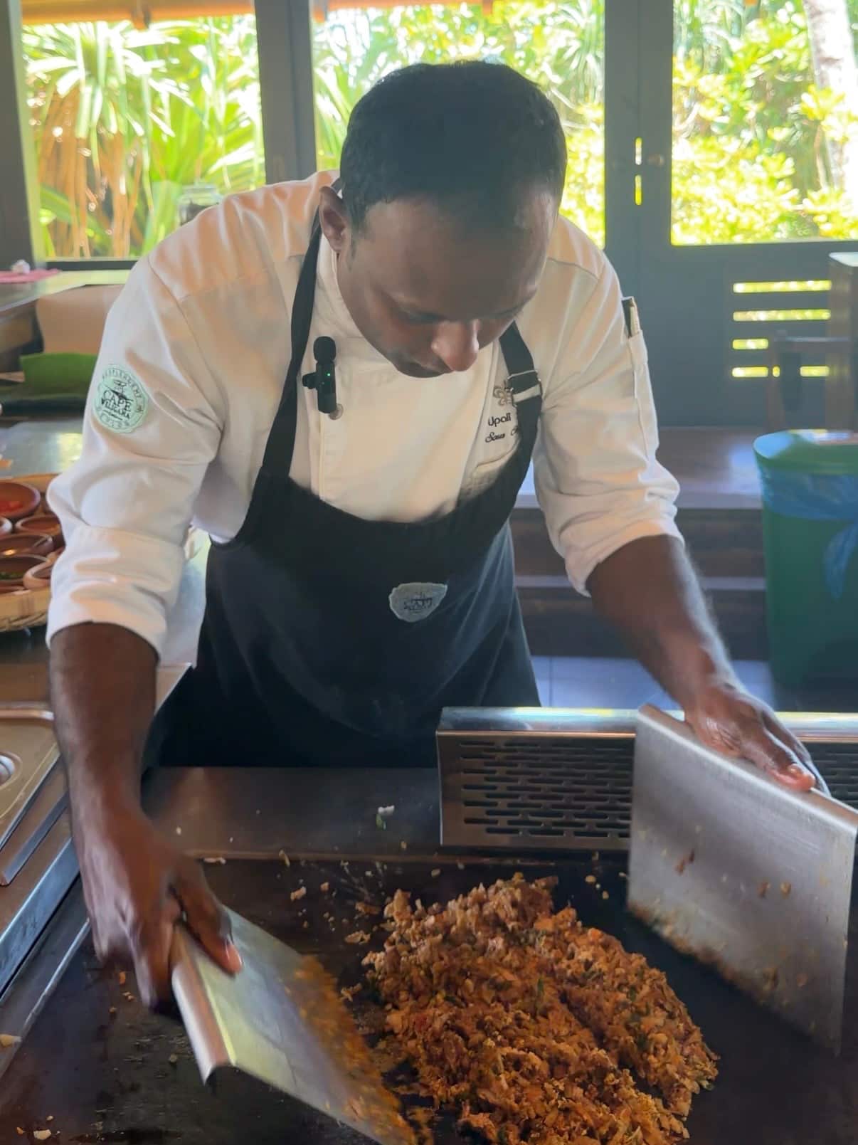 Watching Kottu-roti being made from scratch by an award-winning Chef at Cape Weligama, is true theatre.jpeg