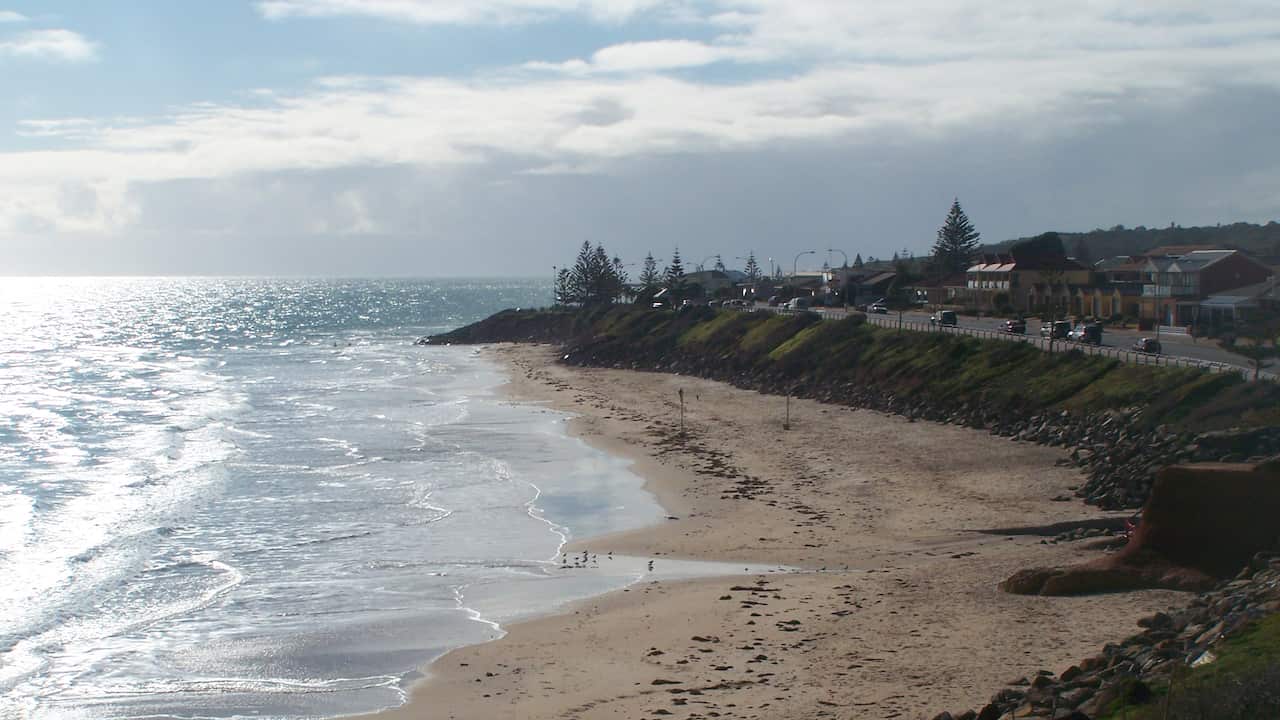 View of the Christies Beach coastline from Witton Bluff.