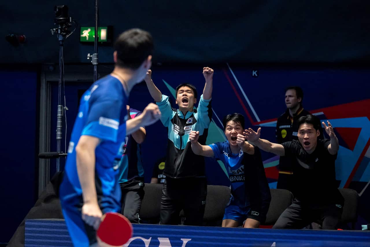 BRITAIN-LONDON-TABLE TENNIS-ITTF WORLD TEAM CHAMPIONSHIPS FINALS-MEN'S