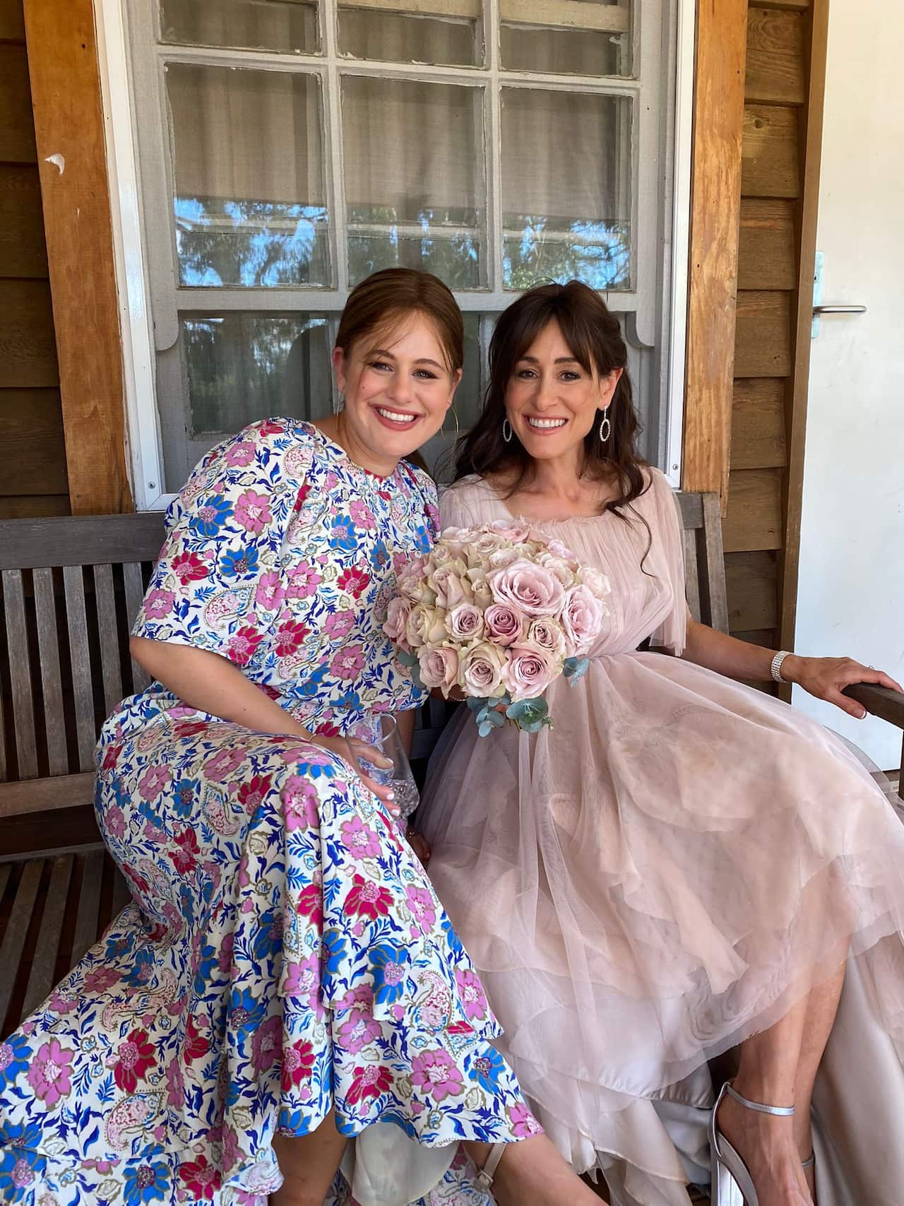 Chavi, left, pictured with her mum.