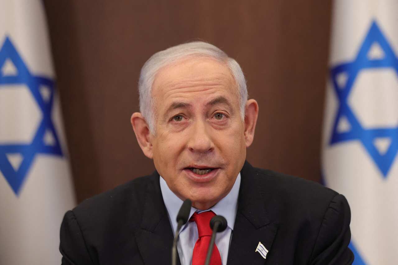 Benjamin Netanyahu speaking 