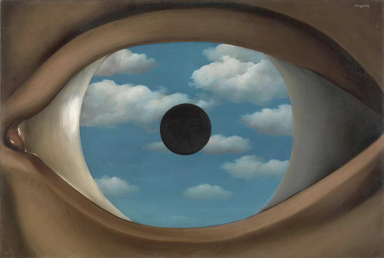 René Magritte The false mirror (Le faux miroir) 1929
