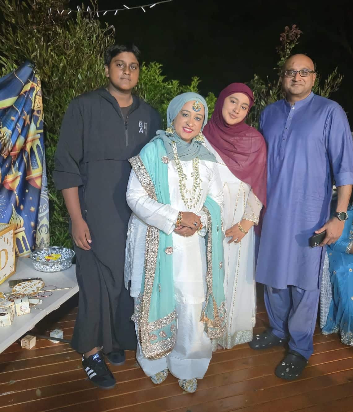 Rukhshanda Zaman is celebrating Eid al-Adha with family. (Supplied)