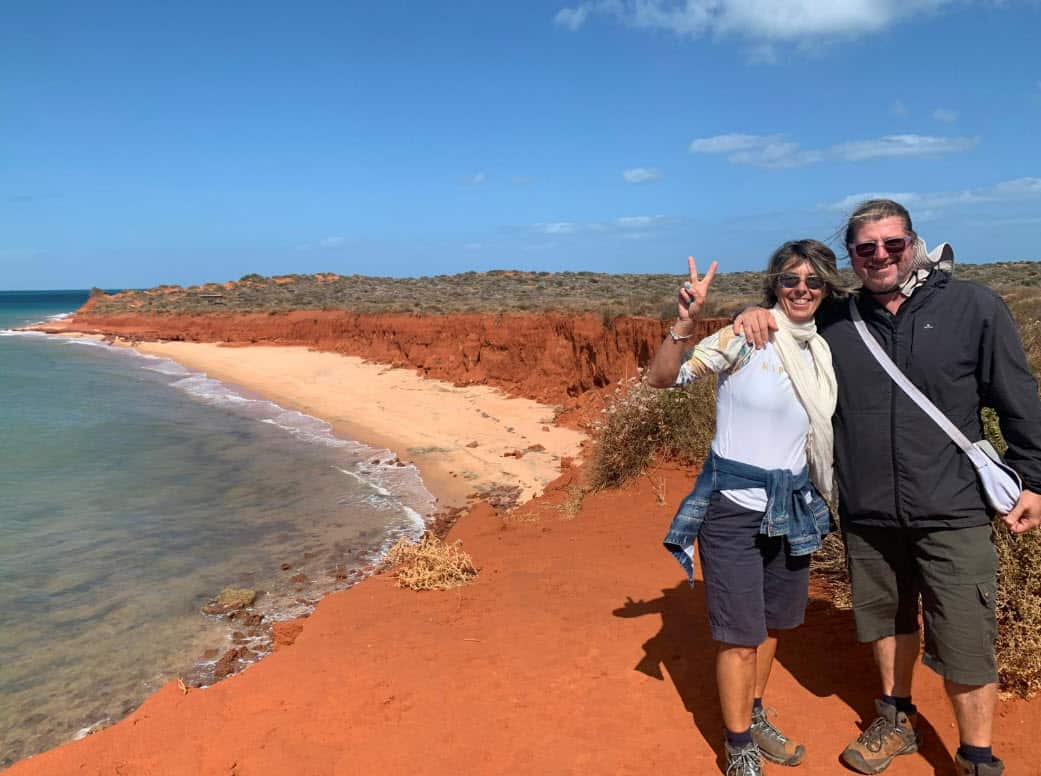 Fabio e Sabrina in Western Australia.