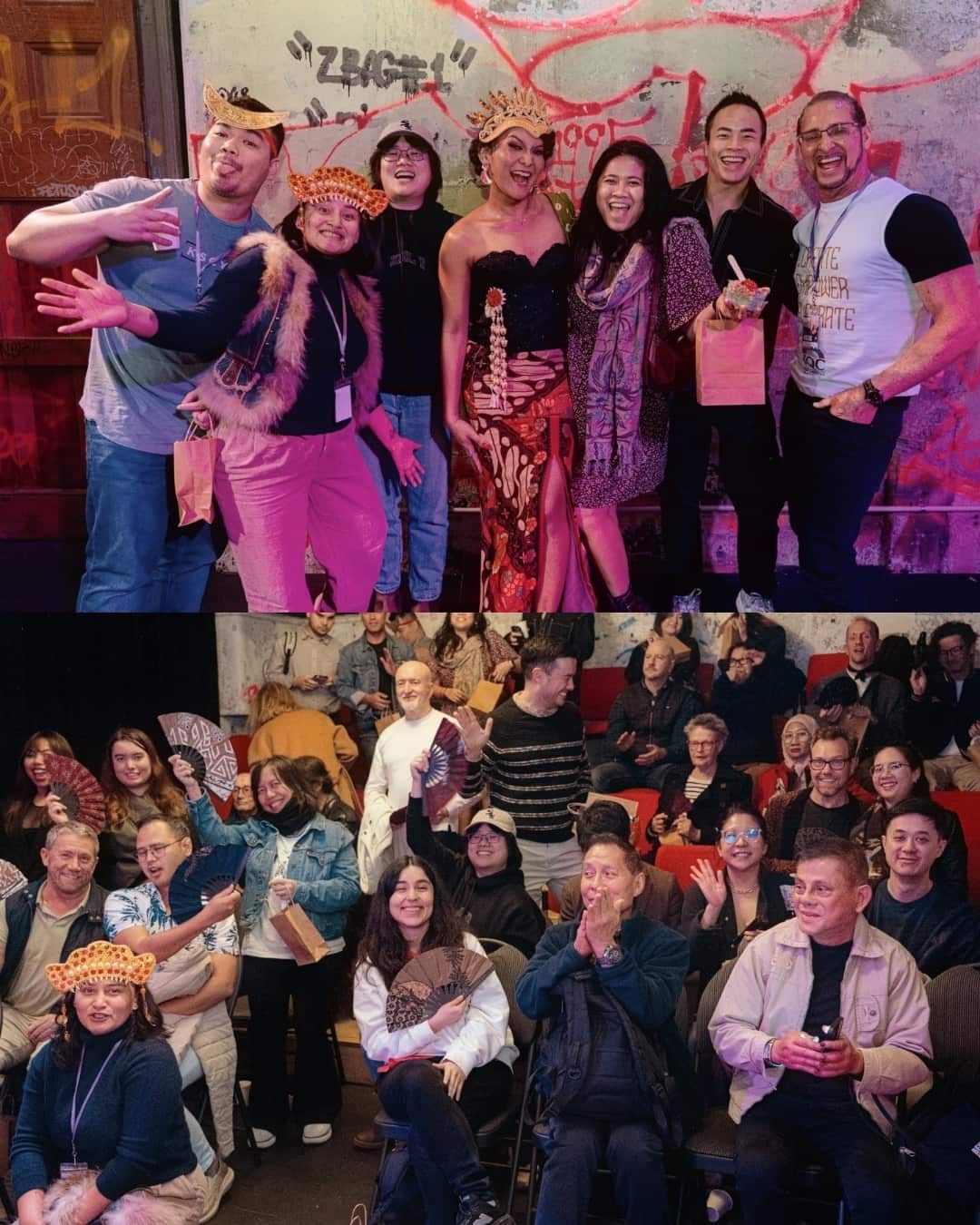 Audiences at the screening of documentary film Raminten Universe Life is a Cabaret at The Substation, Darlinghurst, Sydney, 18 June 2026.