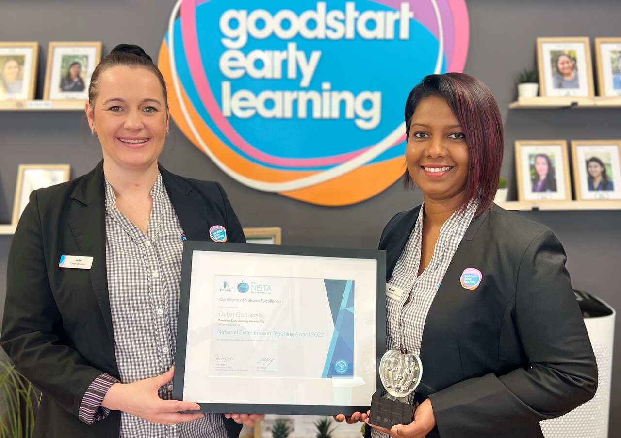 Dulari with center director.jpeg