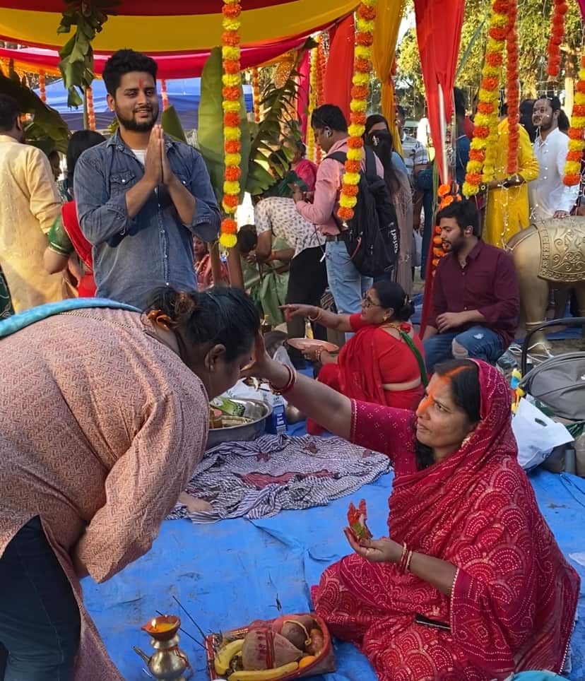 Chhath Puja is celebrated in Chipping Norton, southwestern region of Sydney.