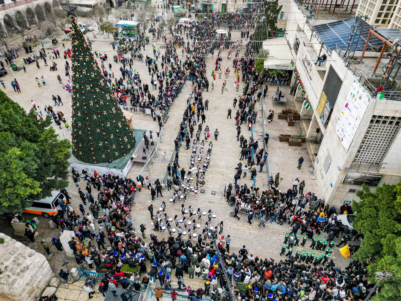 PALESTINIAN-RELIGION-CHRISTIANITY-CATHOLIC-CHRISTMAS